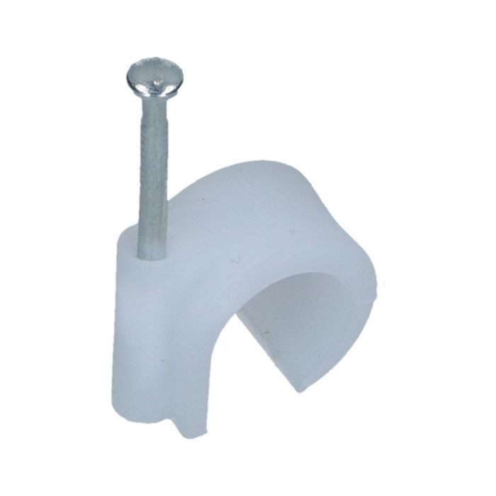 JSL spijkerclip universeel 16-19mm wit - 50 stuks