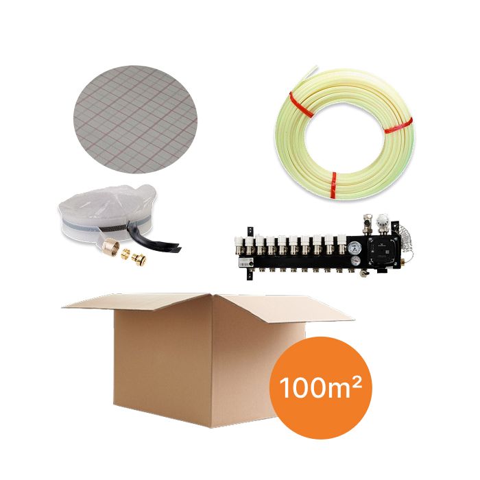 Inhoud vloerverwarmingspakket