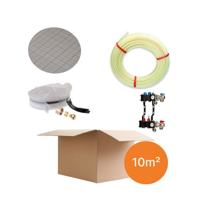 Inhoud vloerverwarmingspakket