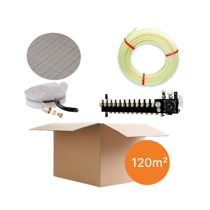 Inhoud vloerverwarmingspakket