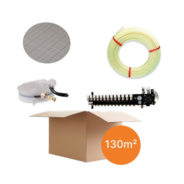 Inhoud vloerverwarmingspakket