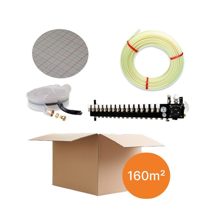 Inhoud vloerverwarmingspakket