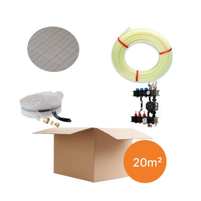 Inhoud vloerverwarmingspakket