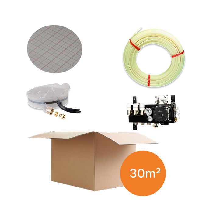 Inhoud vloerverwarmingspakket