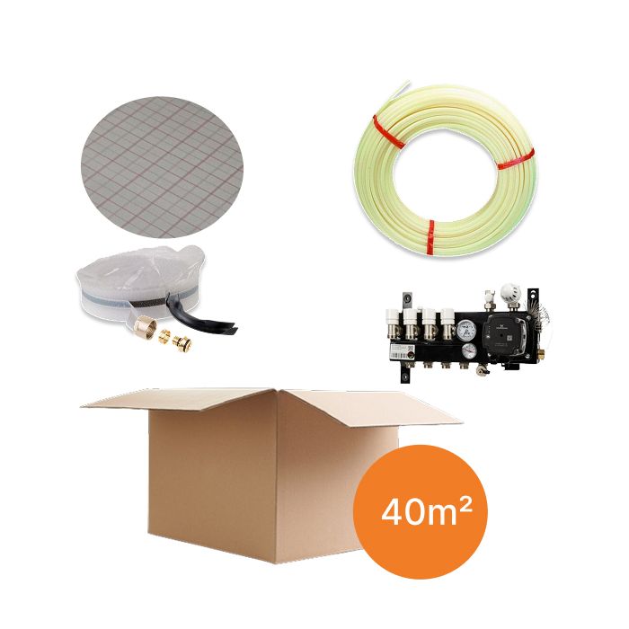 Inhoud vloerverwarmingspakket