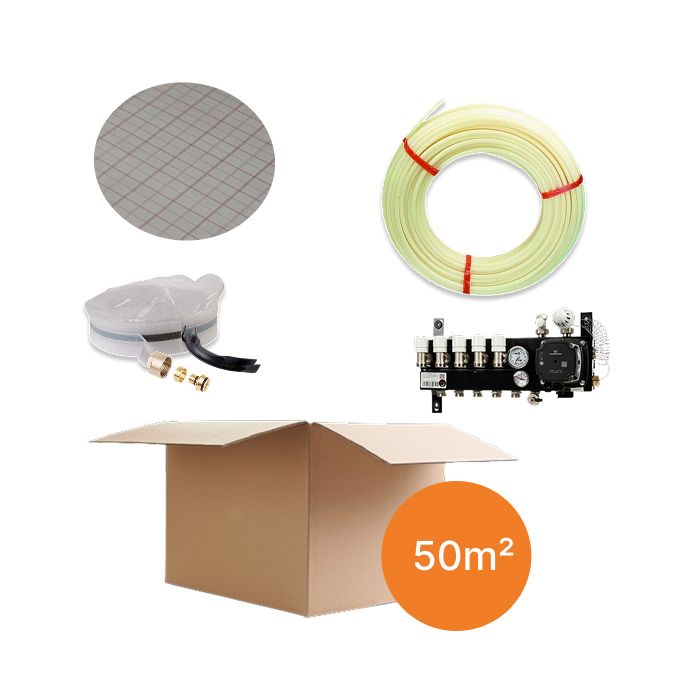 Inhoud vloerverwarmingspakket