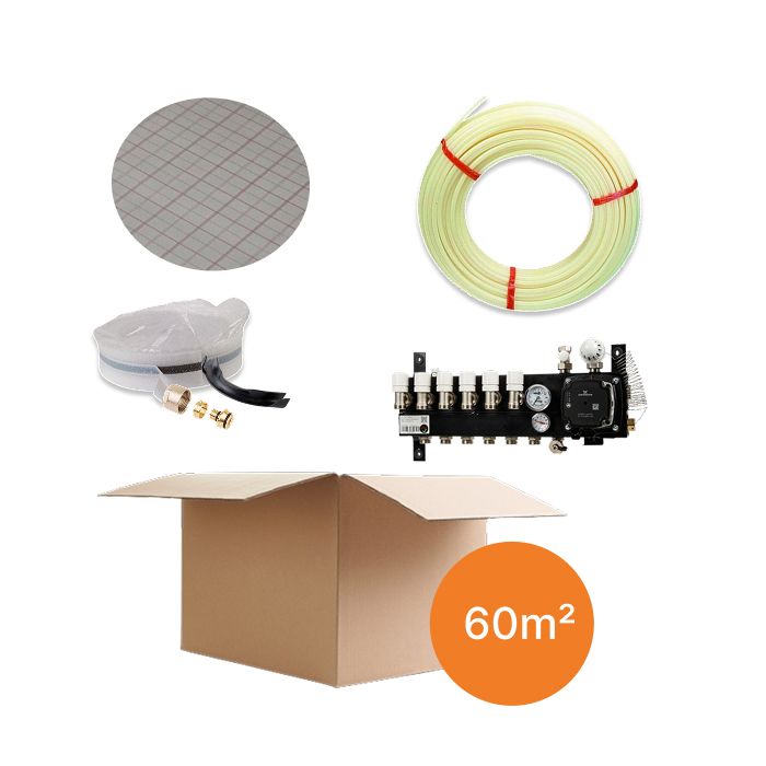 Inhoud vloerverwarmingspakket