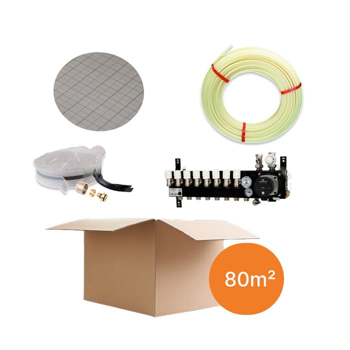 Inhoud vloerverwarmingspakket