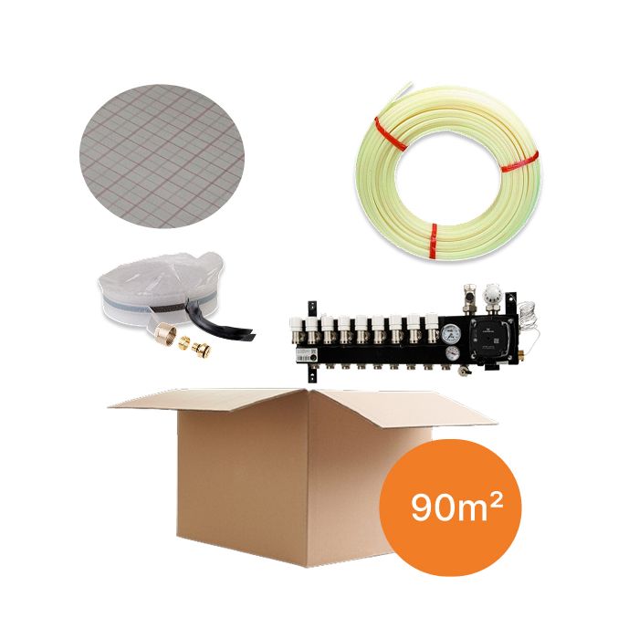 Inhoud vloerverwarmingspakket