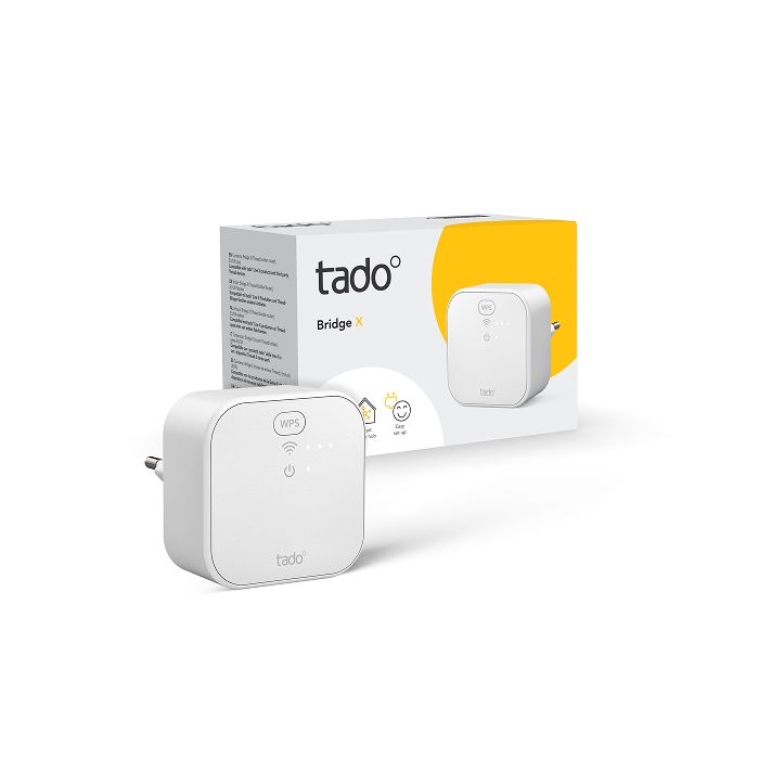 tado x bridge met de verpakking