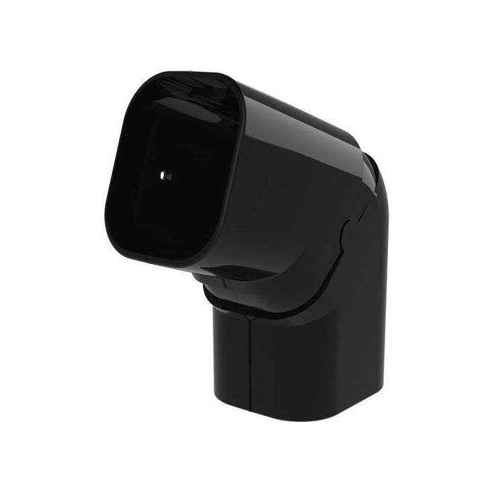 Airco leidinggoot zwart bocht