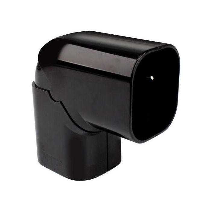 Airco leidinggoot zwart bocht