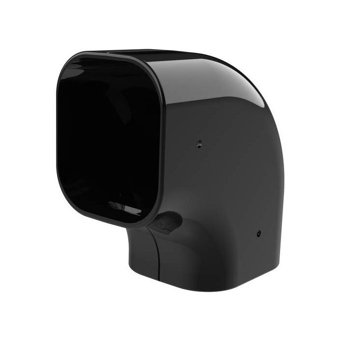 Airco leidinggoot bocht zwart