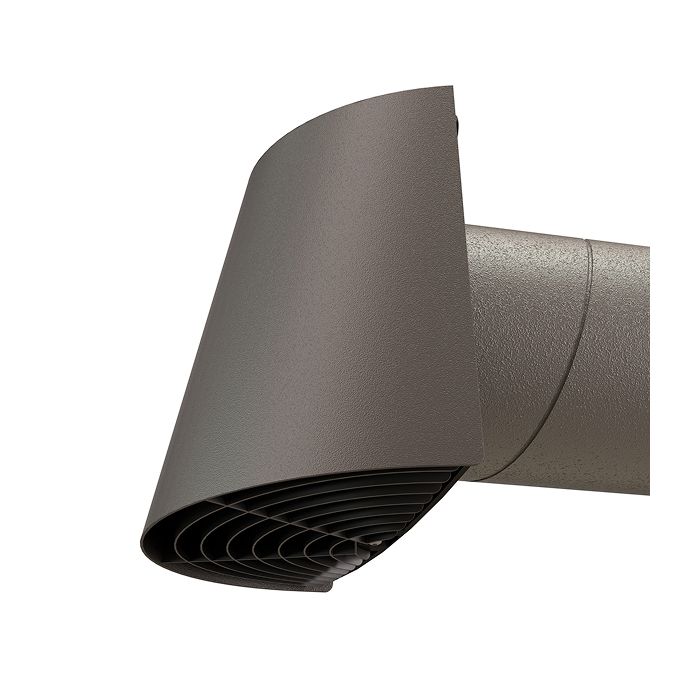 Ubbink Contego geïsoleerde muurdoorvoer ø125 - zwartgrijs