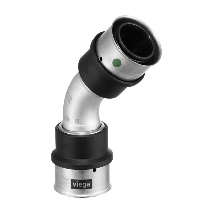 Viega Smartpress bocht 45° 32mm 2x pers - 730161