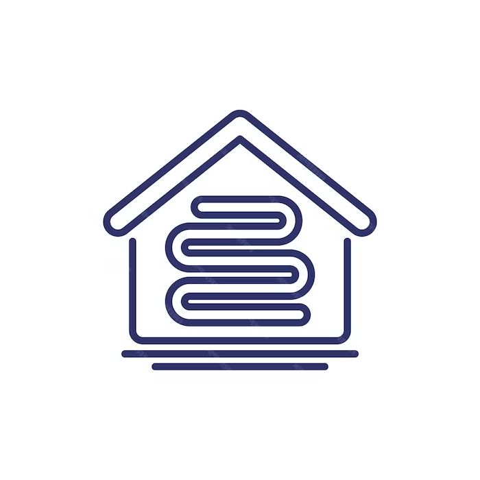 Vloerverwarmingspakket 60m² - infrezen - warmtepomp