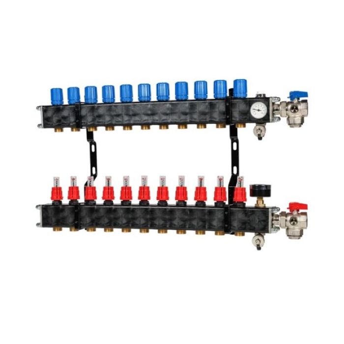 VTE composiet open verdeler - 11 groeps 