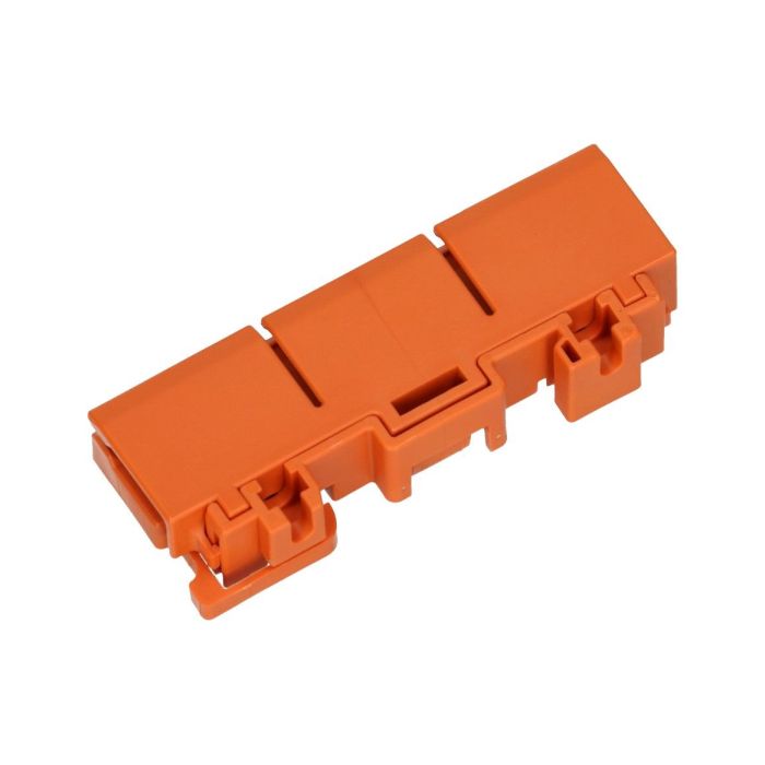 Wago bevestigingsadapter lasklem 0.5-2.5mm² op Dinrail - per 10 stuks