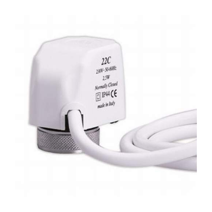 Watts 22CX servomotor voor vloerverwarmingverdeler 24V - 1,6w