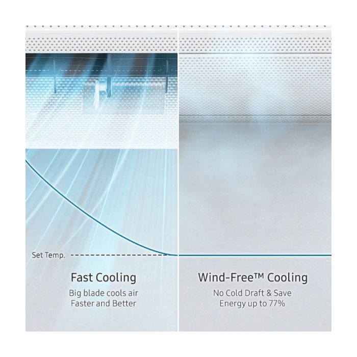 Samsung WindFree C24 split unit airco 6,5kW