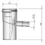 Burgerhout Alu-fix Condensopvang Hor+vert 100