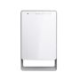 Vooraanzicht van de DRL E-Comfort Aurora Touch badkamerradiator - 1800W - Wit