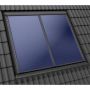 Nefit SolarLine 120 zonneboiler + 2 in dak verticale zonnecollectoren