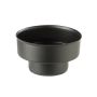 Ubbink Aerfoam verloop KS 160-125mm - zwart