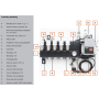 VTE Compact verdeler vloerverwarming 9-groeps A-label pomp