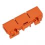 Wago bevestigingsadapter lasklem 0.5-2.5mm² op Dinrail - per 10 stuks