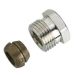 Danfoss knelset 1/2" x 15mm binnendraad - koper en staal