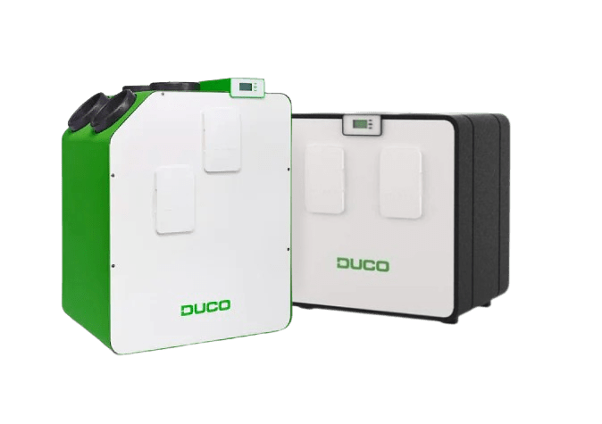 Duco ventilatiebox en WTW-unit