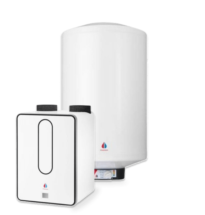 Inventum grote boiler en ventilatiewarmtepomp