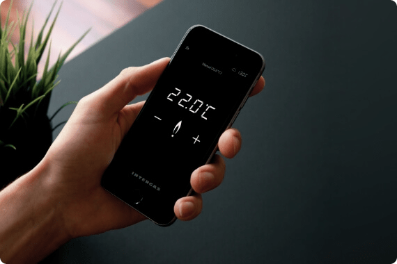 intergas app op telefoon