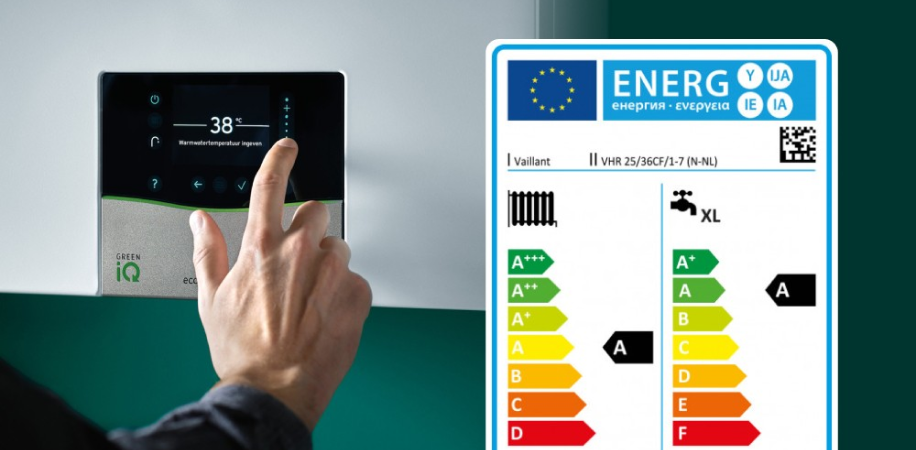 cv-ketel met energielabel a