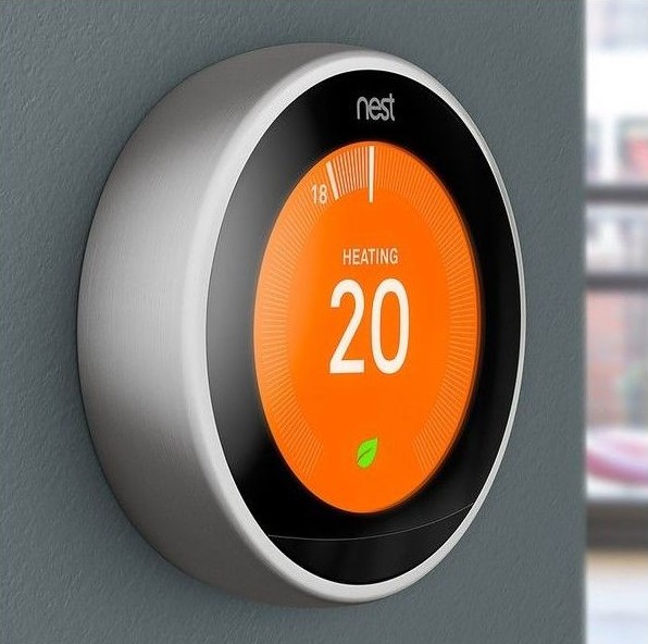 thermostaat aan binnenmuur