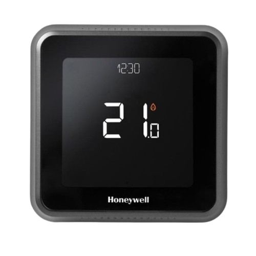 zwarte thermostaat vierkant