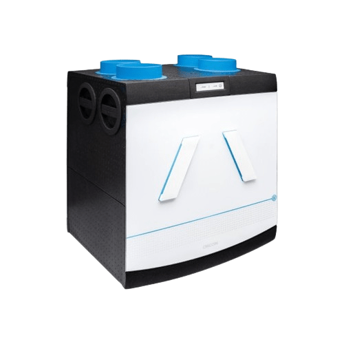 Blauw-wit Orcon WTW unit 