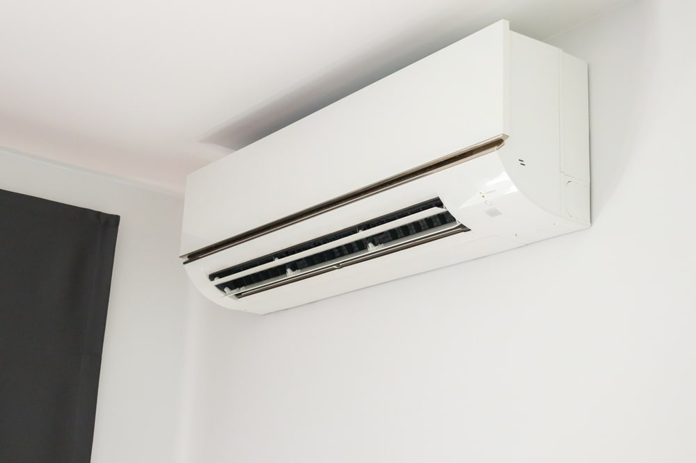 Binnenunit split airco aan de muur 